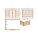  Fonteyn | Tuinhuis Inaya 400x300 | HG bruin 200044-01